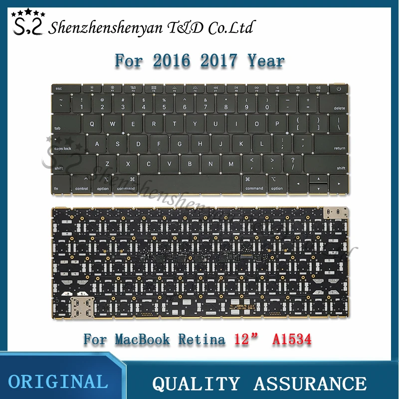 New Laptop A1534 US Keyboard For Macbook Retina 12&quot UK EU English French Russian Replacement 2016 2017 Year | Компьютеры и офис