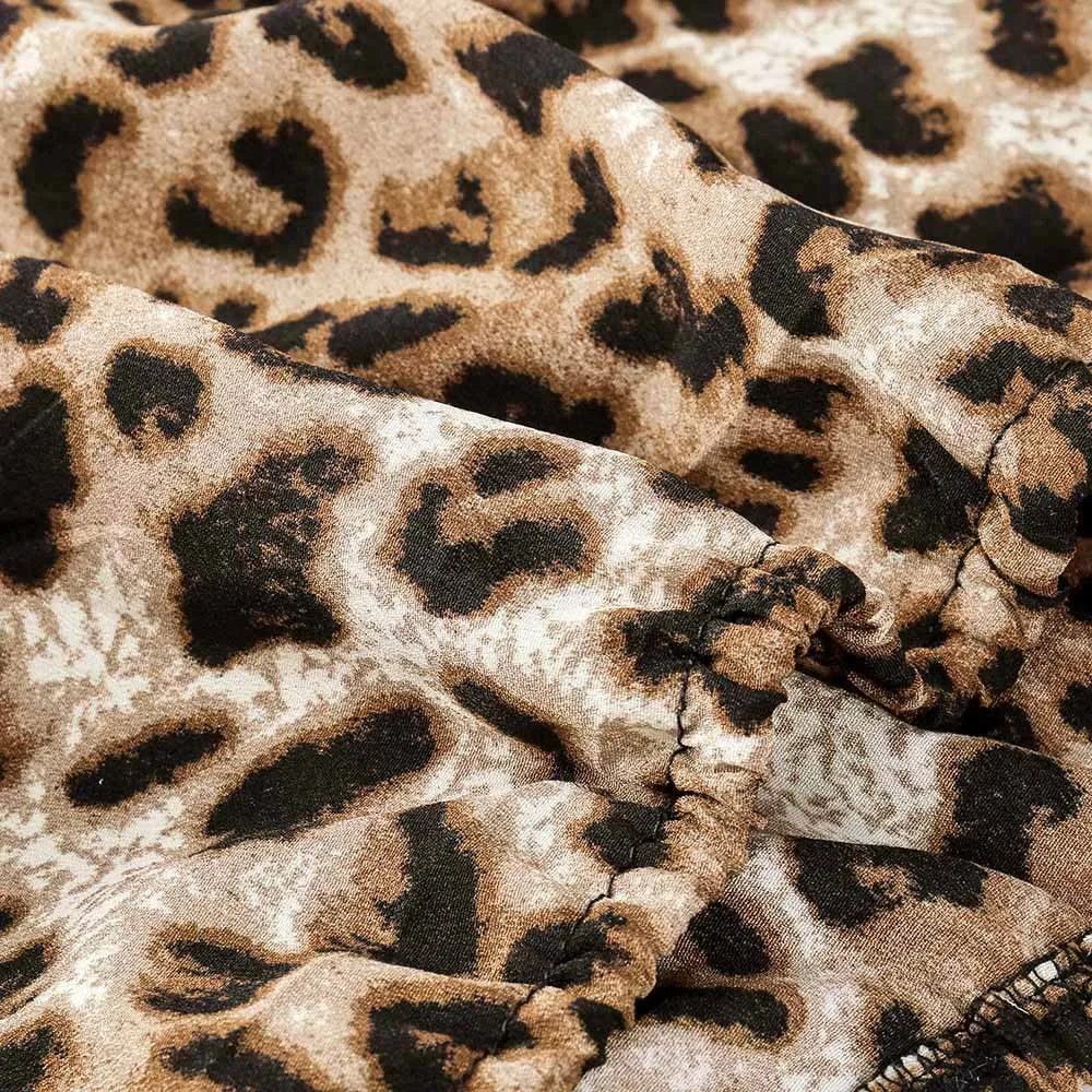 Летняя модная женская футболка с v-образным вырезом, с рукавами в семь точек, с леопардовым принтом зебры, Повседневная футболка s для женщин, Новинка