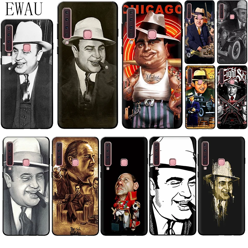 

EWAU Al Capone Gangster Scarface Silicone phone case for Samsung A5 A6 plus A7 A8 A9 A10s 20s 30s 40s 50s 60 70 J6