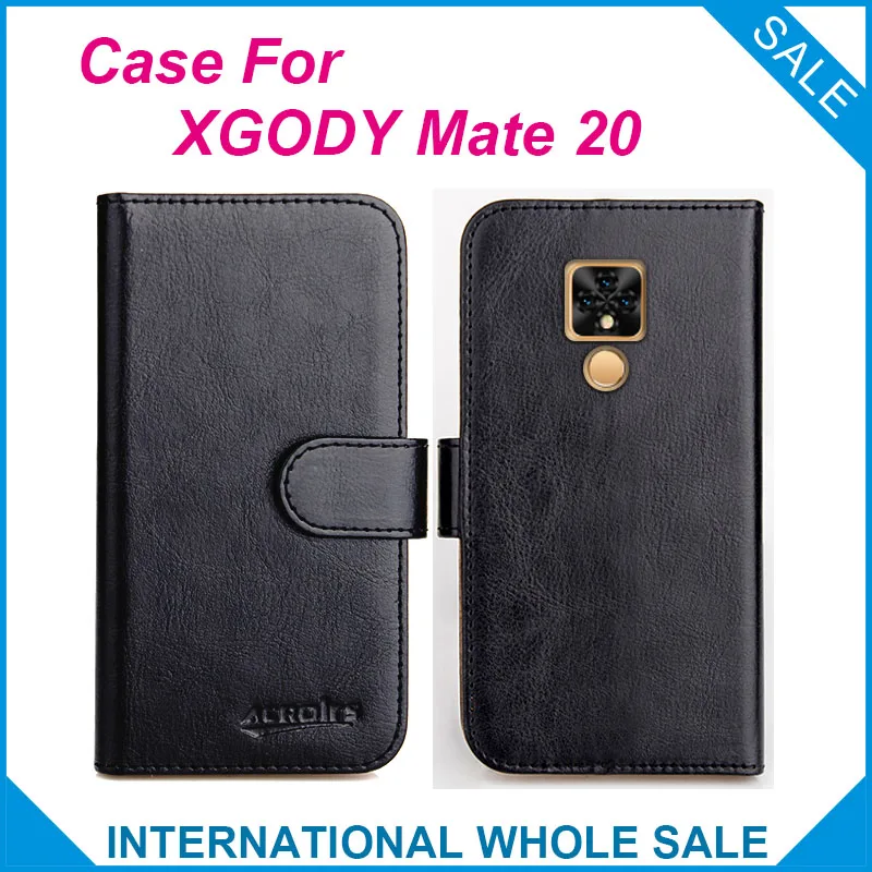 Оригинал! XGODY mate 20 чехол 6 цветов Высокое качество Флип кожаный бумажник для