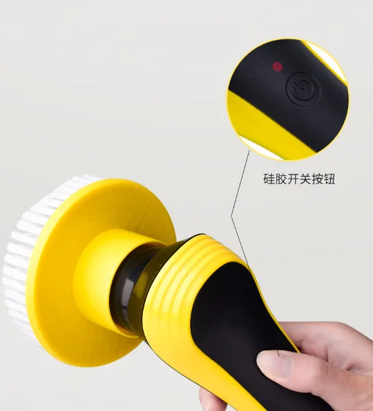 Electric multi-functional household toilet tile gap floor strong labor-saving easy Japanese long-handle magic cleaning brush J06