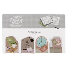 4 шт./компл. творческая кошка Медведь магнитные закладки канцелярские принадлежности для школьных канцелярских товаров LX9A