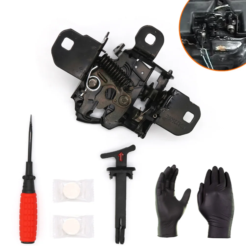 Vehicle Cover Direct Fit Durable Parts Release Rod Engine Hood Latch Lock Kit Handle Replacement Car Bonnet Auto For New Beetle |