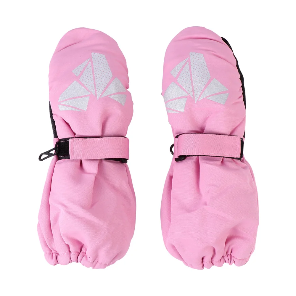 

1 Pair Children Winter Warm Ski Gloves Windproof Gloves Non-slip Snow Mittens