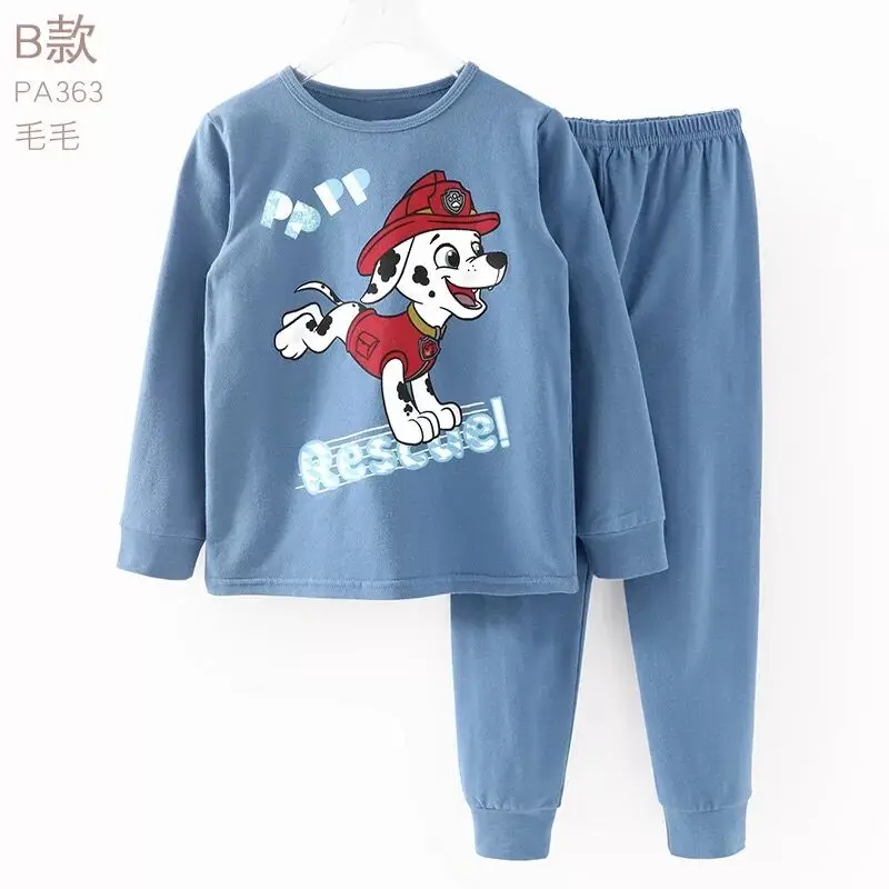 Горячая Echt paw patrol Пижама принты Скай Чейз Эверест Детский мультфильм Comfortabele Puur katoen дети плюш speelgoed Подарочная игрушка - Цвет: PA363BL