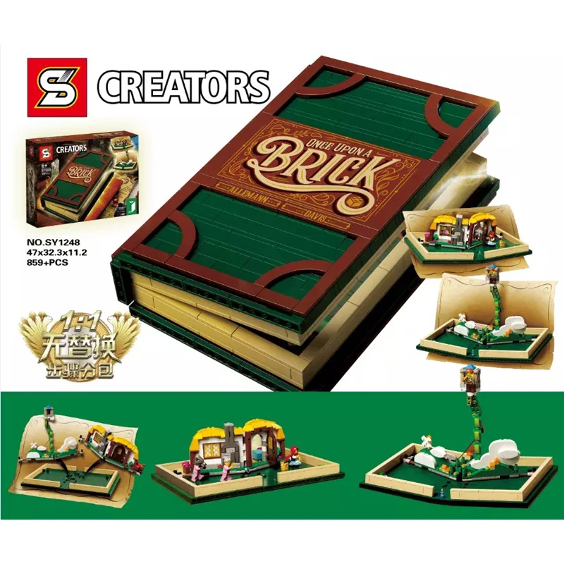 

2019 Creator New Idea Series Sets 859Pcs Once Upon a Brick Model Building Blocks Bricks Toys 21315 Gift For Children