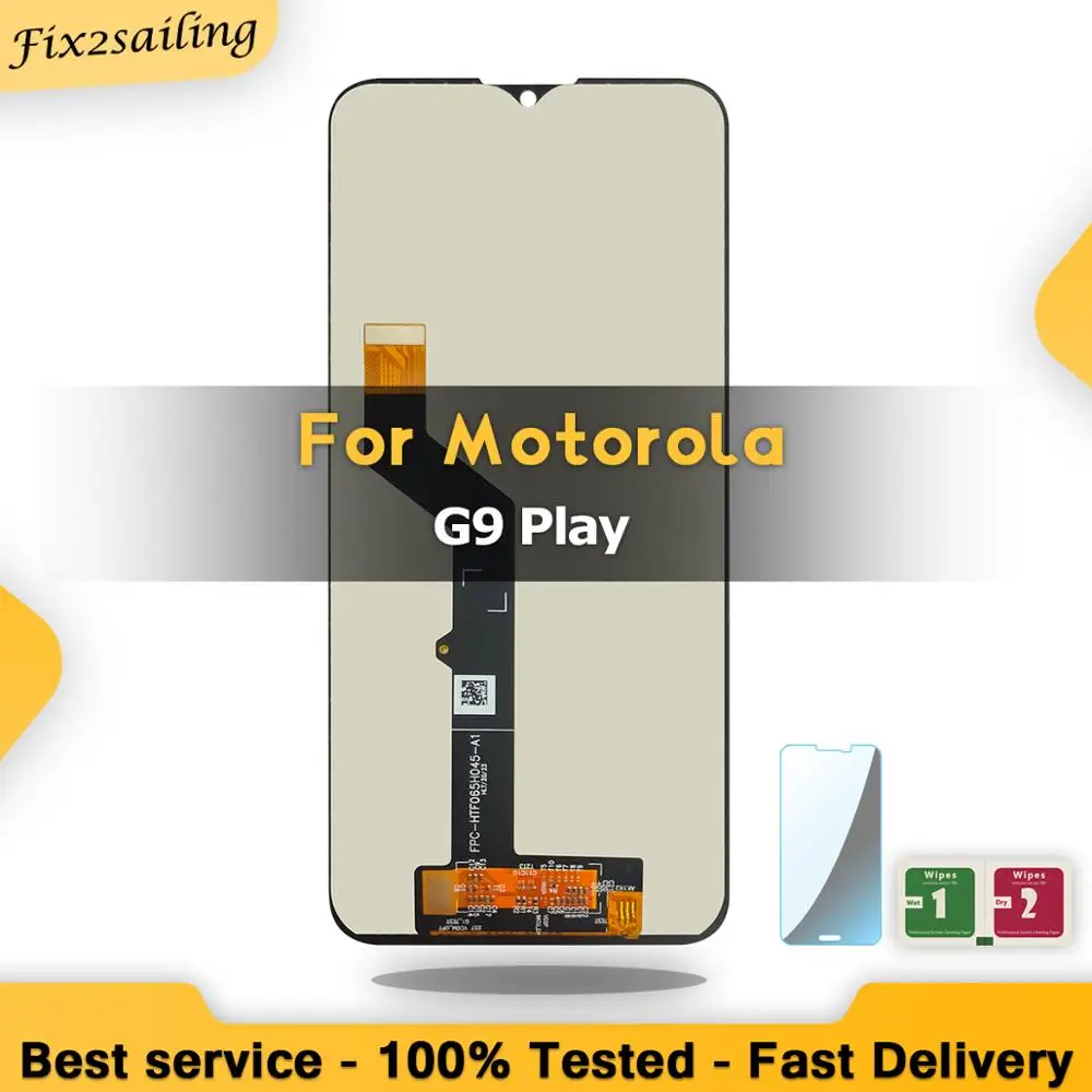 100% новый протестированный 6 5 &quotЖК-дисплей для Motorola Moto G9 Play сенсорный экран