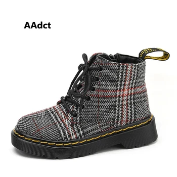 

AAdct girls martin boots new fashion autumn little kids boots for girls Brand High-quality children shoes