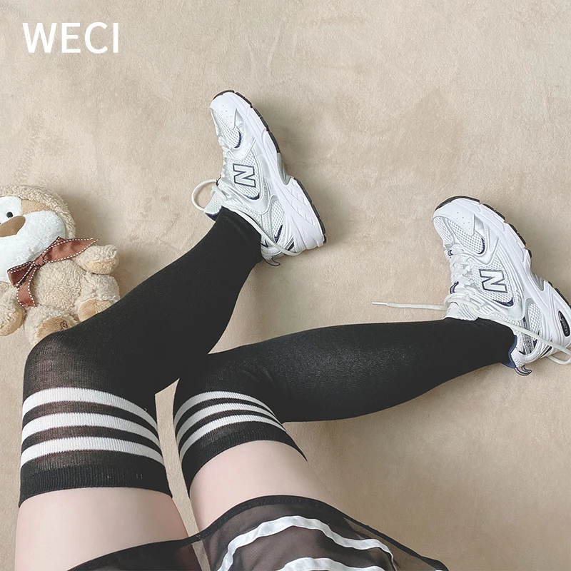 HD wallpaper womens whiteandblack thigh high socks stockings anime  makeup  Wallpaper Flare
