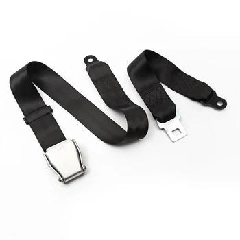 

135cm Adjustable Airplane Seat Safe Belt Plane Seatbelt Extenders Aerospace Black