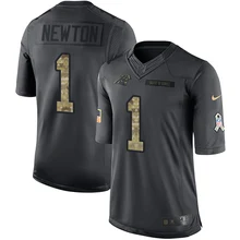 Men New high quality Carolina Cam Newton Panthers black jersey