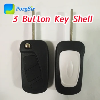 

3 Button Key Case House Flip Remote Control Key Shell for Ford Old Type