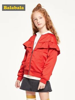 

Children clothing girls coat autumn 2019 new big children's baseball uniform warm jacket fashion