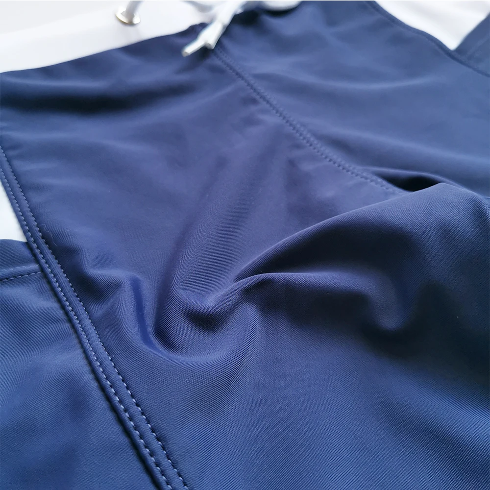 Trunk Swimwear Swim Pants Solid Stretch Outdoors Casual Bathing-Pants Brand Beach Professional swimming trunks Man Swimsuit