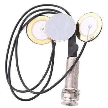 

Dropship-Piezo Contact Microphone 3 Transducer Pickups with end pin jack for Kalimba