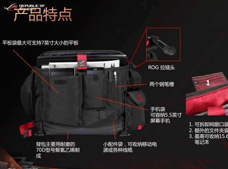 Новейший лучший 1:1 рюкзак для ноутбука подходит для ASUS ROG 15,6 дюймов смарт-чехол для ROG 15,6 дюймов защитная сумка