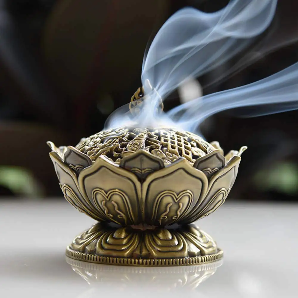 Details about   Buddha Incense Burner Classic Dragon Tibetan Alloy Mini Sandalwood Censer 