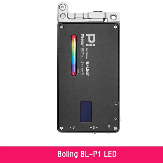 Boling BL-P1 Карманный RGB светильник 2500 K-8500 K с регулируемой яркостью на камеру фото светильник ing Studio DSLR Studio светодиодный компактный светильник для видеосъемки - Цвет: standard box