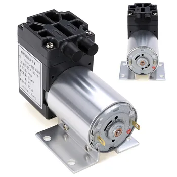 DC 12V 5L/min Mini Vacuum Air Pump High Pressure Suction Diaphragm Micro Pumps with Holder For Industry Tools 0 7mpa high pressure 35l min ink oil glue chemical air operated double diaphragm pump bml 15