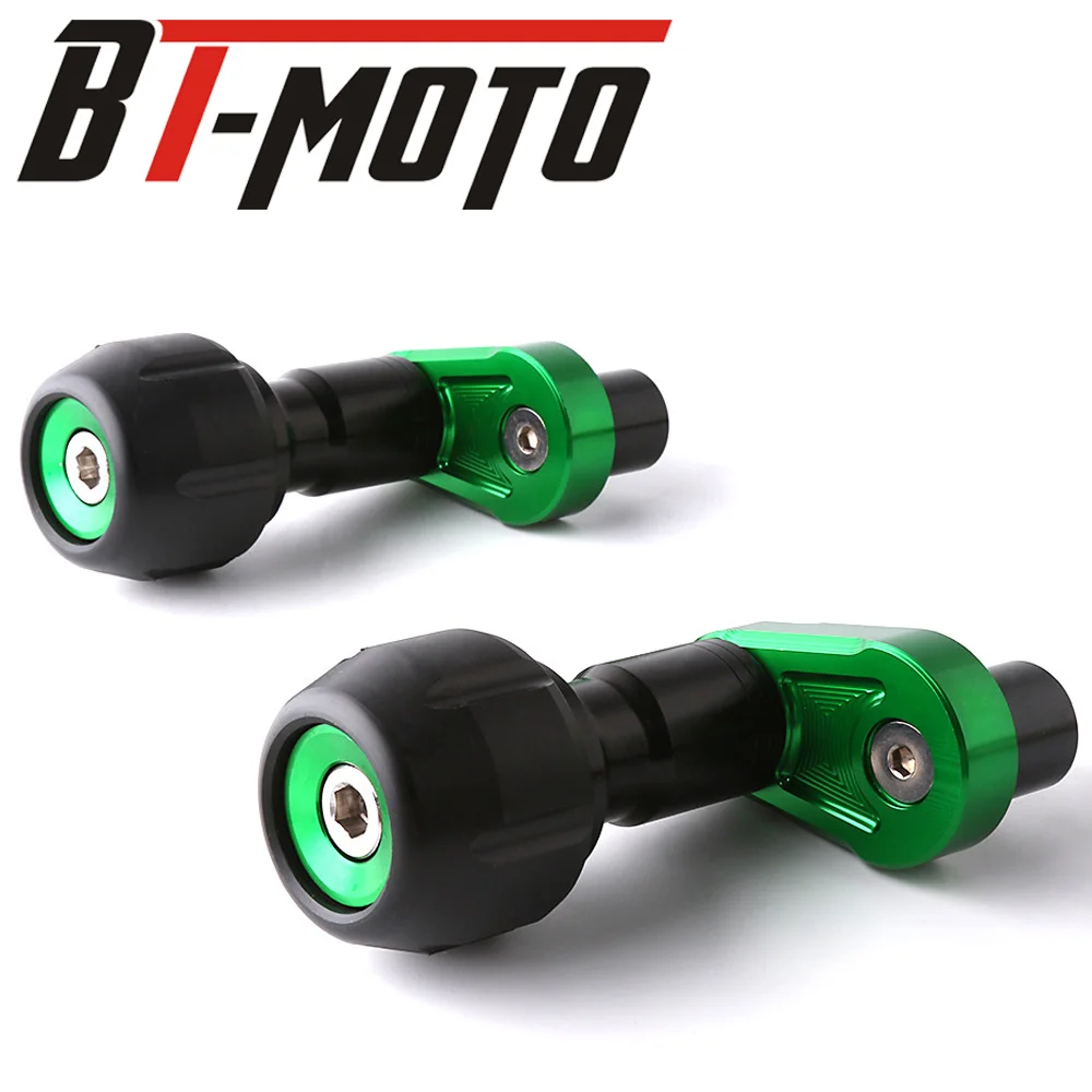 Ninja 400 гоночные модификации ЧПУ алюминиевая рамка для тела ползунки защита от падения для Kawasaki Ninja 400 - Цвет: GREEN
