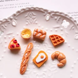 Mini balance à pain pour maison de poupée, accessoires de gâteaux miniatures, jouets de cuisine pour enfants, décoration artisanale pour la maison, 10 pièces 