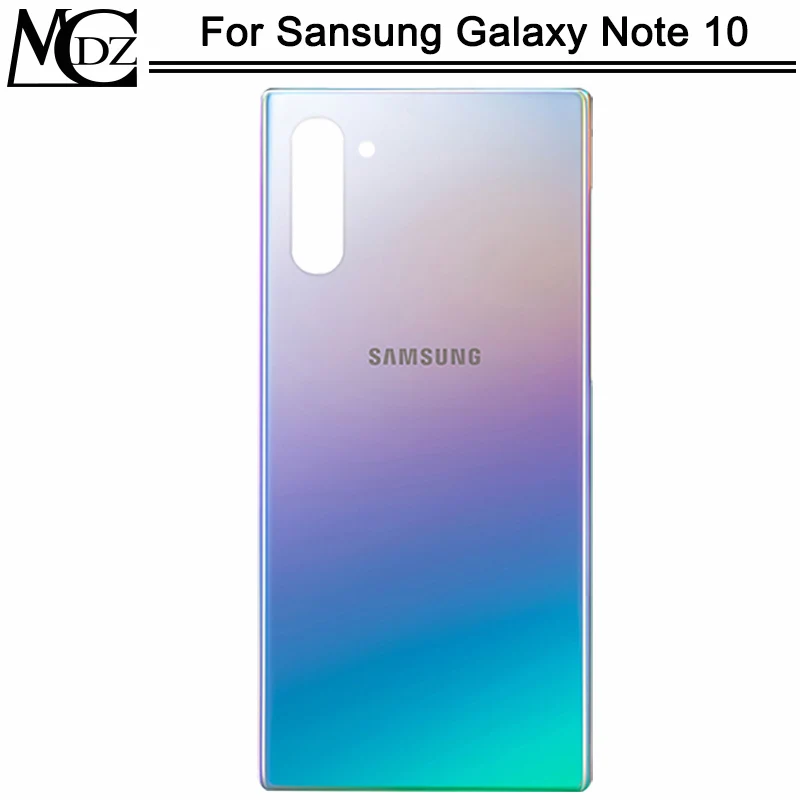 Note 10 крышка батареи для samsung Galaxy Note 10 задняя крышка телефона заднее стекло крышка Дверная панель Корпус чехол