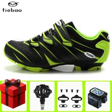 Tiebao велосипедная обувь Мужская zapatillas deportivas hombre самозакрывающаяся Профессиональная женская обувь для велосипеда mtb педали обувь для горного велосипеда