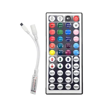

Led Controller 44 Keys 24 Keys LED IR RGB Controler LED Lights Controller IR Remote Dimmer DC12V Control For RGB LED Strip