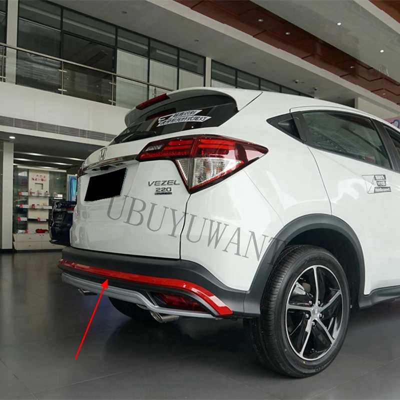 Для Honda HRV HEZEL 2019 ABS пластик 1 шт. Автомобильный задний бампер диффузор 3 передний