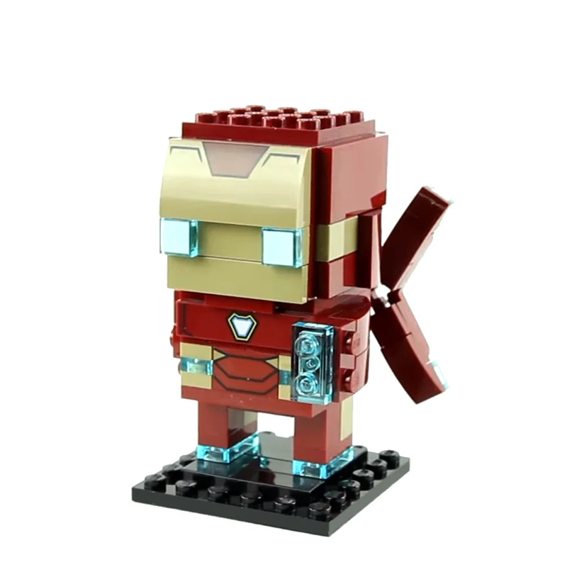 Decool Super Heroes Blcoks Marvels LGSET Мститель Endgame BrickHeadzs Железный человек строительные блоки кирпичи Обучающие игрушки, подарки - Цвет: NO BOX