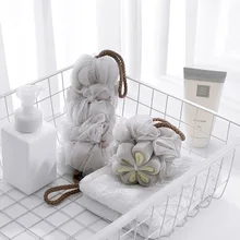 2541 Loofah сетчатая губка мягкая полоска смешанных цветов сзади резинки полосы Бомбочки для ванны цветок xi yu qiu банное полотенце xi zao qiu