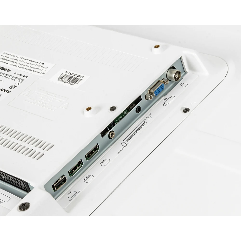 Телевизор LED Telefunken 31.5" TF-LED32S38T2 белый/HD READY/50Hz/DVB-T/DVB-T2/DVB-C/USB(RUS