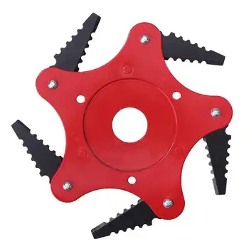 

5 Teeth Brush Cutter Blade Trimmer Metal Blades Trimmer Head 5T Blades Lawn Mower Garden Brush Cutter Grass Trimmer Head 2019