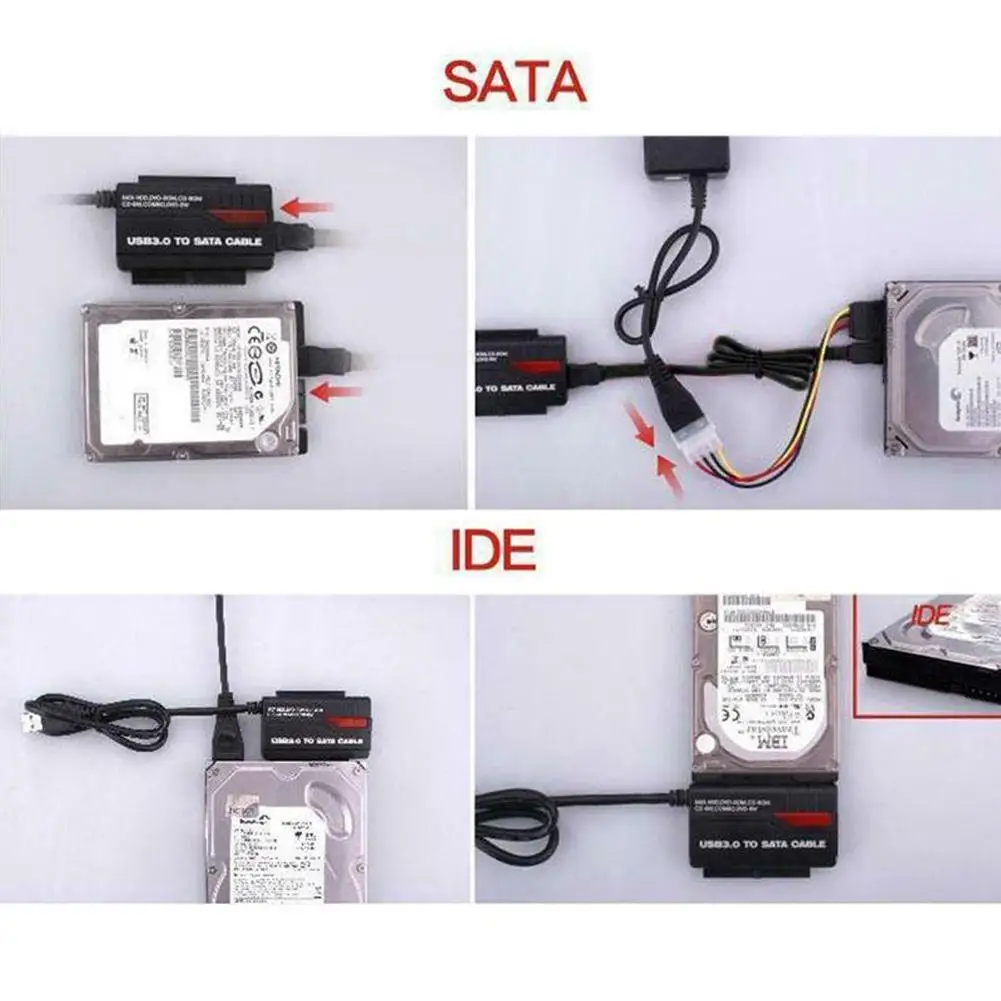 USB3.0/2,0 Быстрый привод линии IDE+ SATA жесткий диск адаптер карта 2,5 дюймов 3,5 дюймов мобильный соединительный кабель устройство считывания данных с нжмд конвертировать