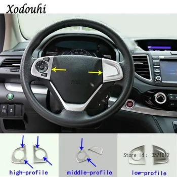

For Honda CRV CR-V 2012 2013 2014 2015 2016 Car Cover Styling Steering Wheel Interior Kit Switch Trim Lamp Frame Molding Parts