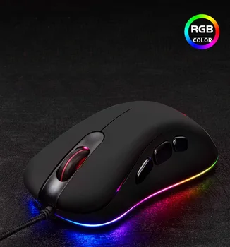 

4000DPI Ajazz AJ118 Pro Ergonomic RGB Backlit USB Wired Gaming Mouse Macro Programmable Esport Desktop Notebook Gaming Mouse