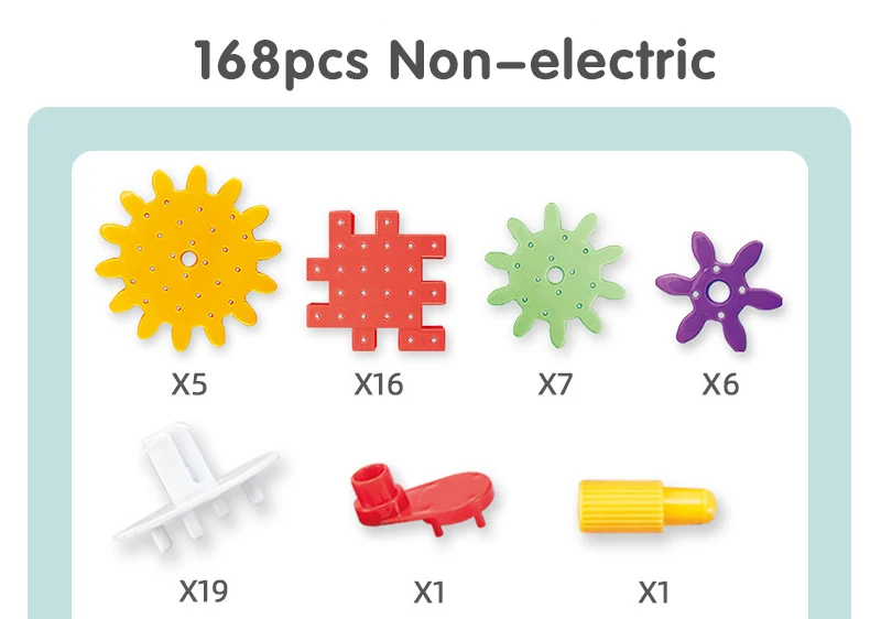 QWZ 81 шт. электрические шестерни 3D Модели Строительные наборы пластиковые кирпичные блоки Развивающие игрушки для детей Подарки для детей