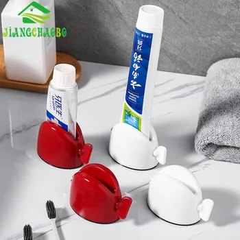 

Easy Toothpaste Dispenser Plastic Tooth Paste Tube Squeezer Useful Toothpaste Rolling Holder For Home Bathroom