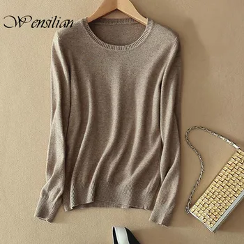 

Knitted Women Sweater O-neck Pullovers Basic Women Sweaters Pullover Cashmere Top Solid Female Oversized Sweater Pull Jumper