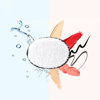 

Reusable Makeup Removal Sponge Wash Cleaning Cotton Flutter Flapping Wet Sponge Face Puff Soft Beauty Cleaner Tools 1Pcs