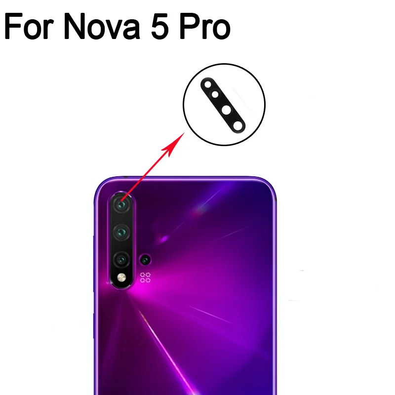 

100% New For Huawei Nova 5 Pro Rear Back Camera Glass Lens For Huawei Nova5 Pro Repair Parts For Huawei Nova 5 Pro Replacement