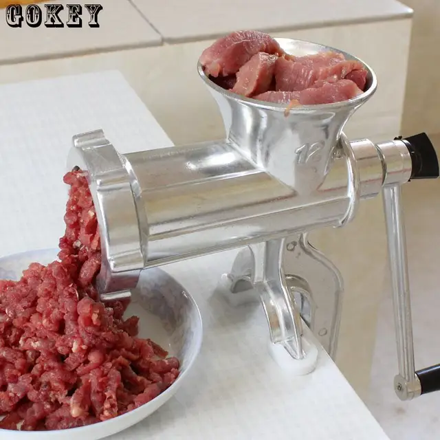 $US $39.44 Manual Meat Grinder Sausage Maker Stainless Steel Sausage Stuffer Pasta Maker Meat Vegetable Grinder Mincer For Home  405