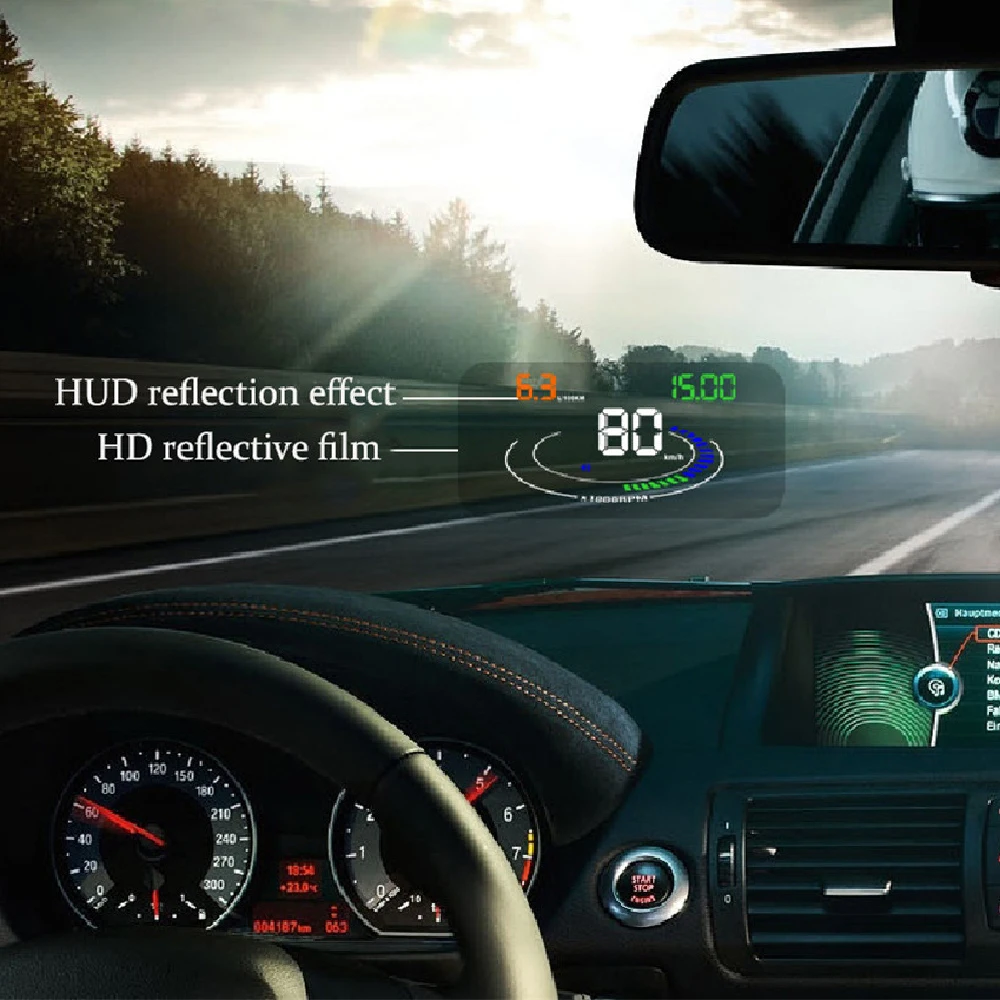 Автомобильная светоотражающая пленка HUD дисплей на голову проектор общего