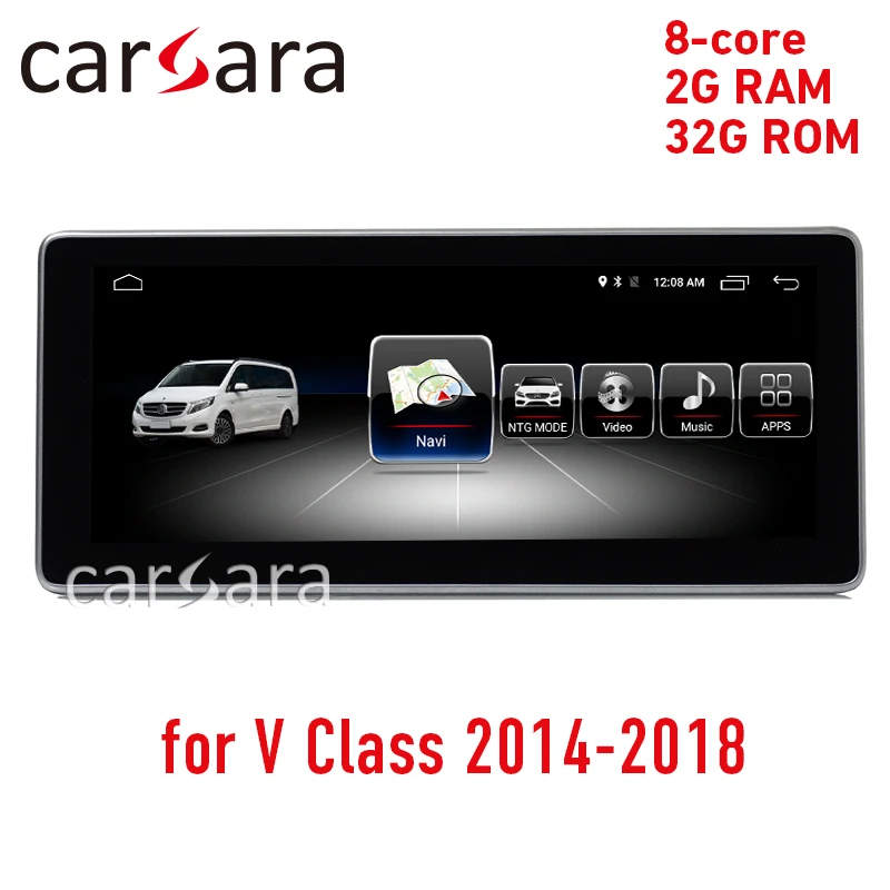 V Class W447 Android Touch Screen 10 25 Head Unit Radio Gps Navigation Stereo Radio Multimedia Player Car Multimedia Player Aliexpress