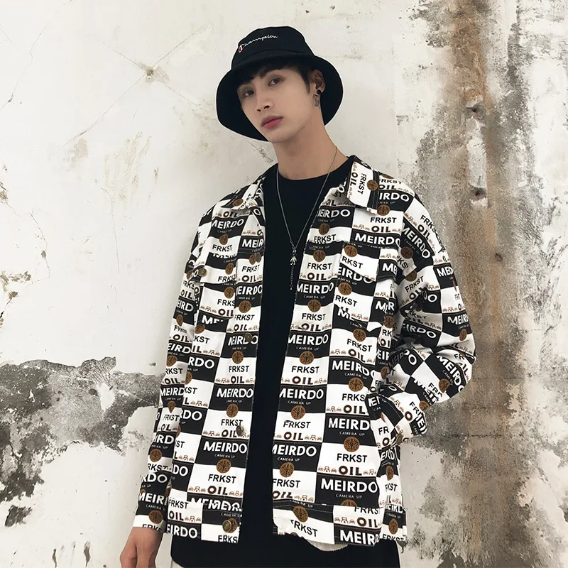 

High Quality Coat Men's Autumn New Style Korean-style Trend Handsome Youth Students Casual Versatile Loose-Fit Jacket Men'S Wear