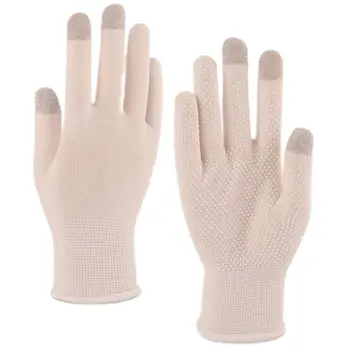 

Unisex Summer Touchscreen Driving Gloves UV Protection Cycling Anti-Slip Mittens LX9E