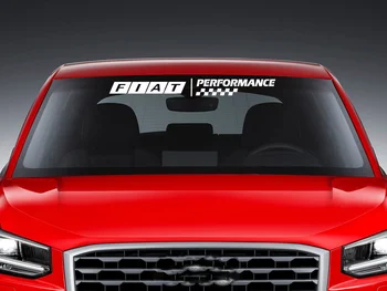 

For Performance Sticker for Fiat, Windscreen Emblem, Logo, decal -