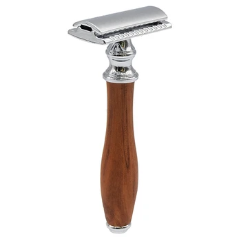 

Wood Handle Double Edge Safety Razor