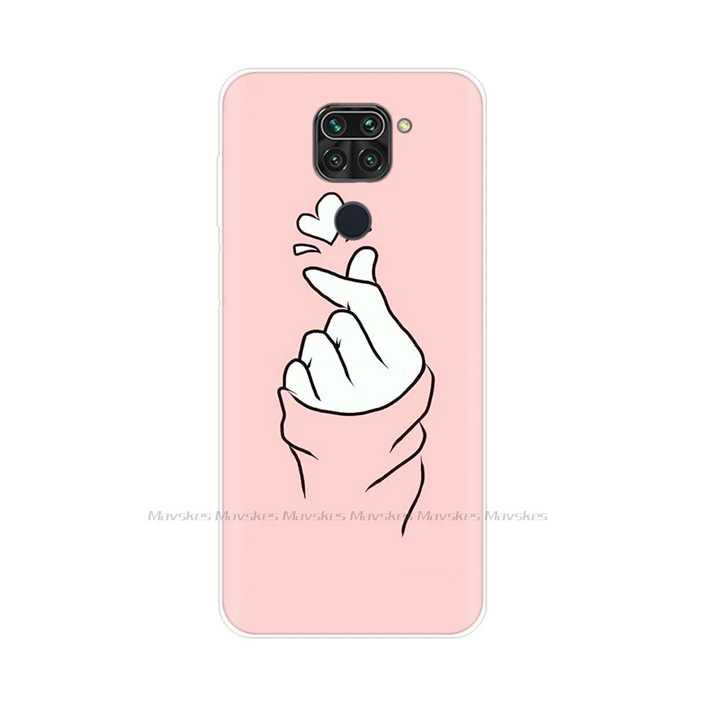 for xiaomi redmi note 9 Case note9 Silicon Back Cover Phone Case for redmi note 9s note 9 pro Soft Cases funds etui bumper coque xiaomi leather case case Cases For Xiaomi