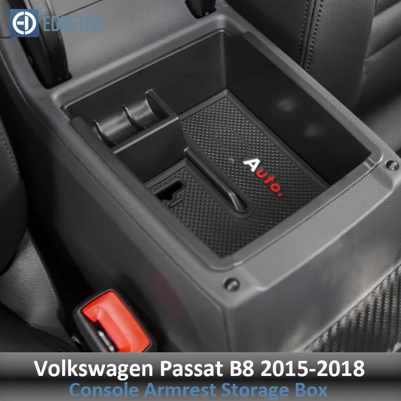 Подлокотник вторичный бардачок для Volkswagen Passat B8- центральная консоль Органайзер лоток-Passat укладка Tidying аксессуары